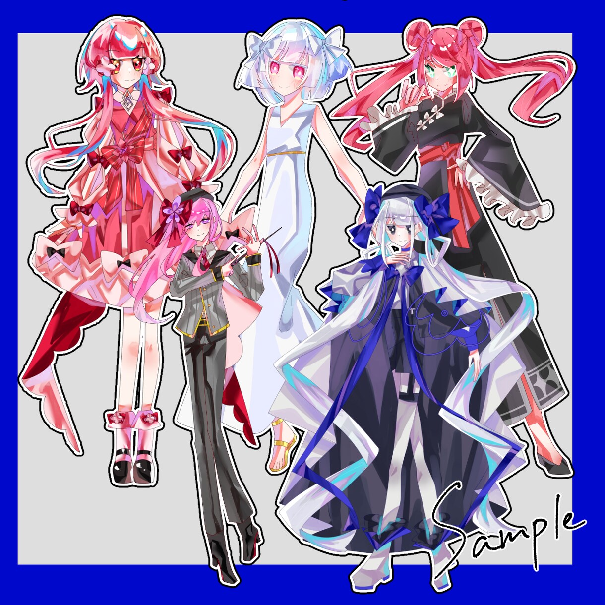 TRPGやIRIAMの立ち絵制作します IRIAMやTRPGなどに！キラキラカワイイ系が得意です！ イメージ2