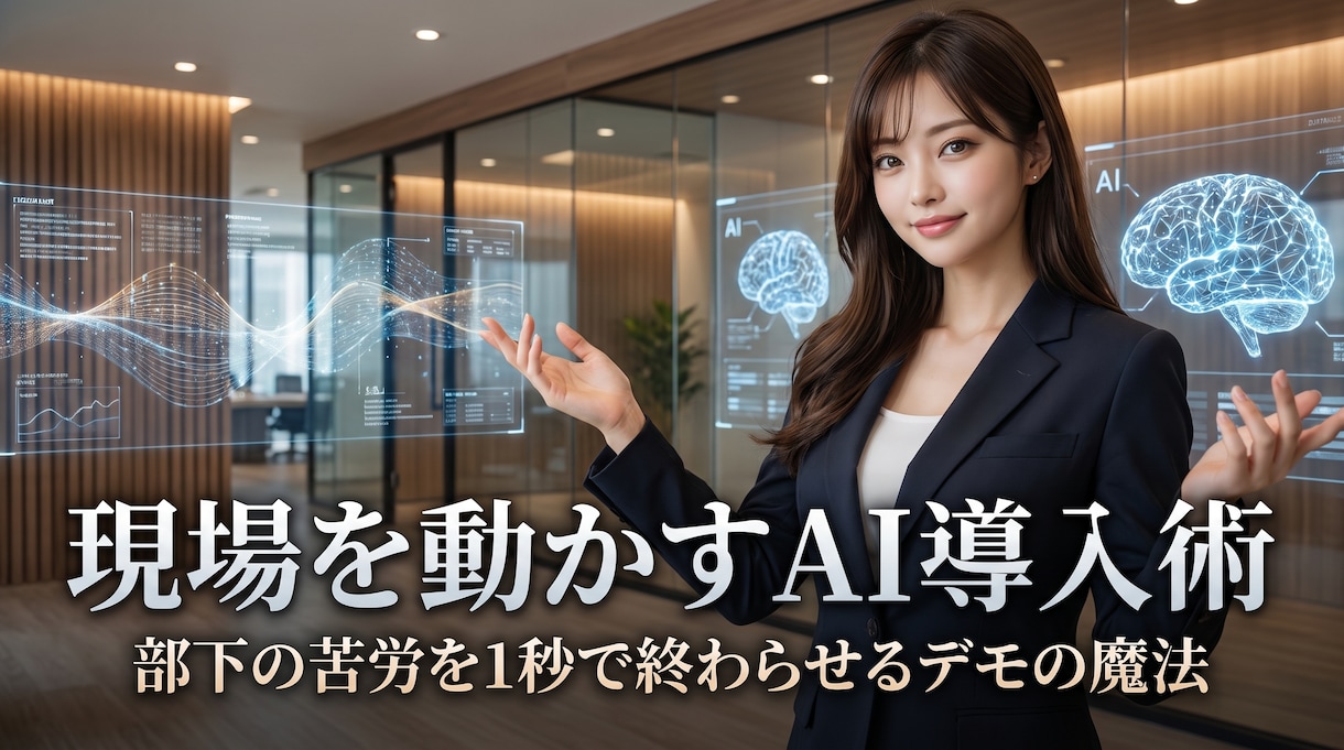 ITアレルギーの現場が自走するAI自動化構築します 100名の現場管理経験者が反発を抑えAI自走組織へ変革します イメージ1