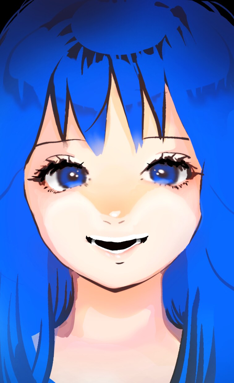 筆圧強めラフタッチ　優美な女性を描きます （スマホ指描きならではの儚さやあどけなさをお届け） イメージ5