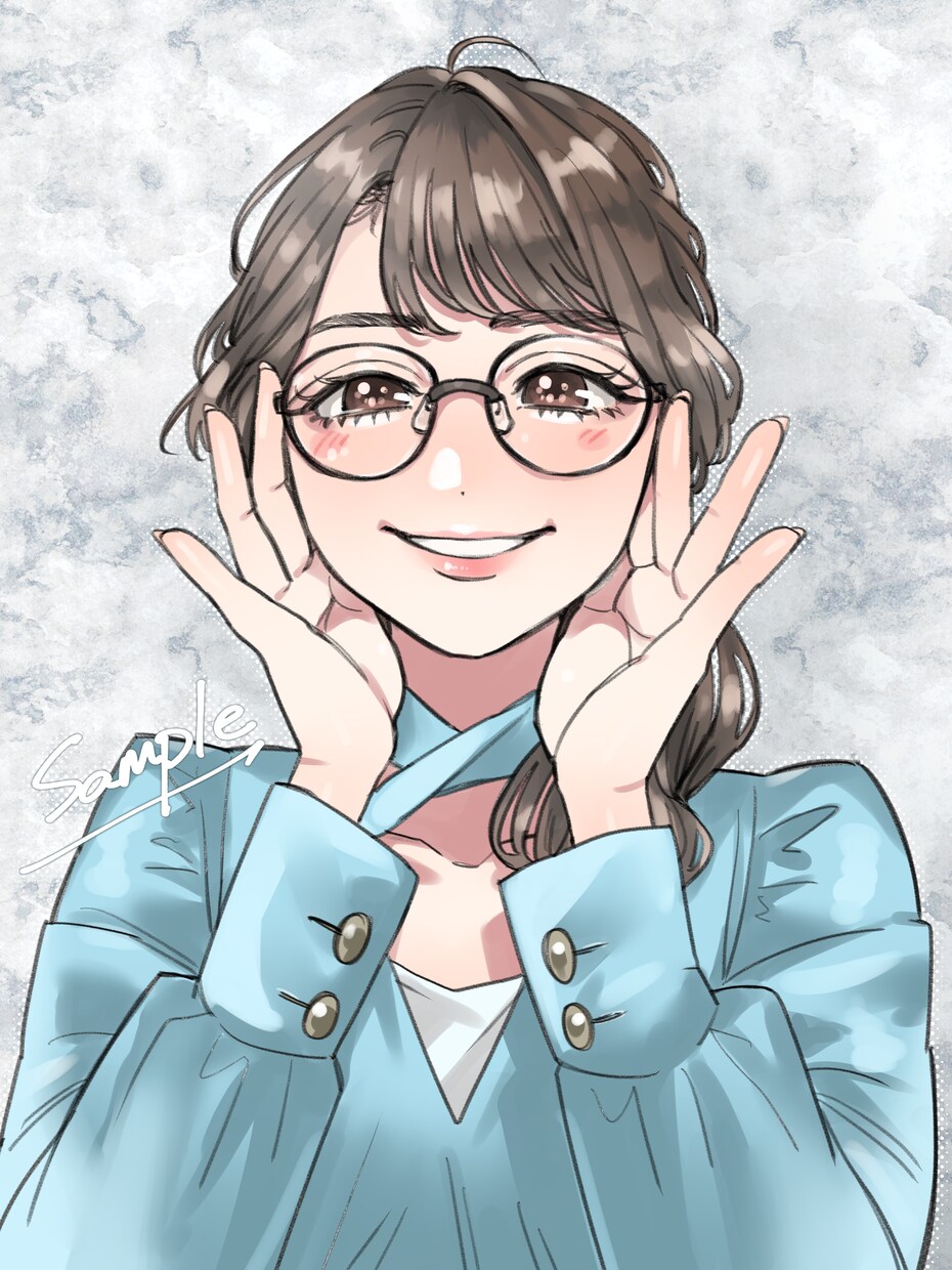 写真をもとに似顔絵を可愛く描きます アニメ・漫画風♡女の子や動物が得意です！ イメージ3