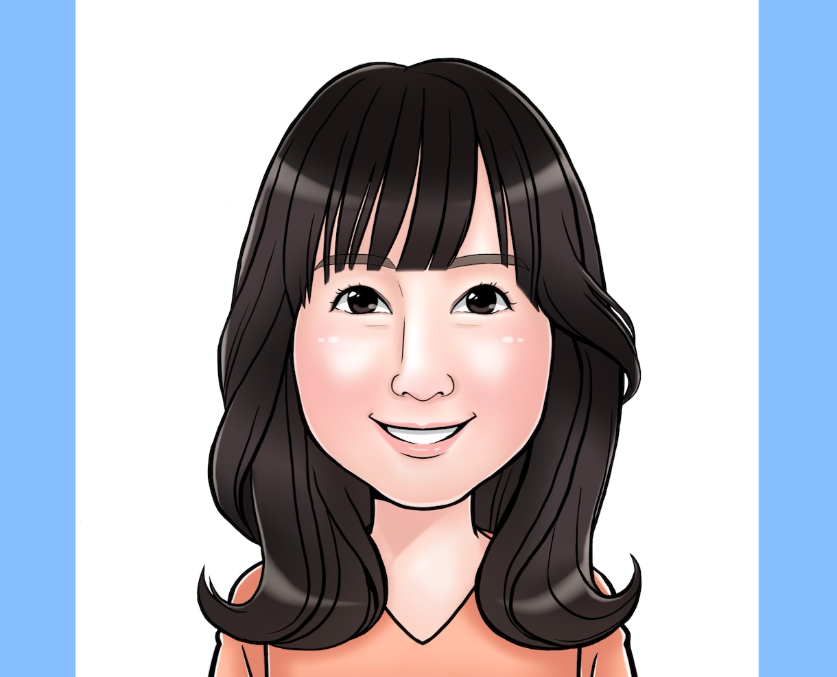 名刺・SNSに使えるビジネス似顔絵を作成します 顔出し不要でも信頼感が伝わるビジネス用似顔絵です！ イメージ7