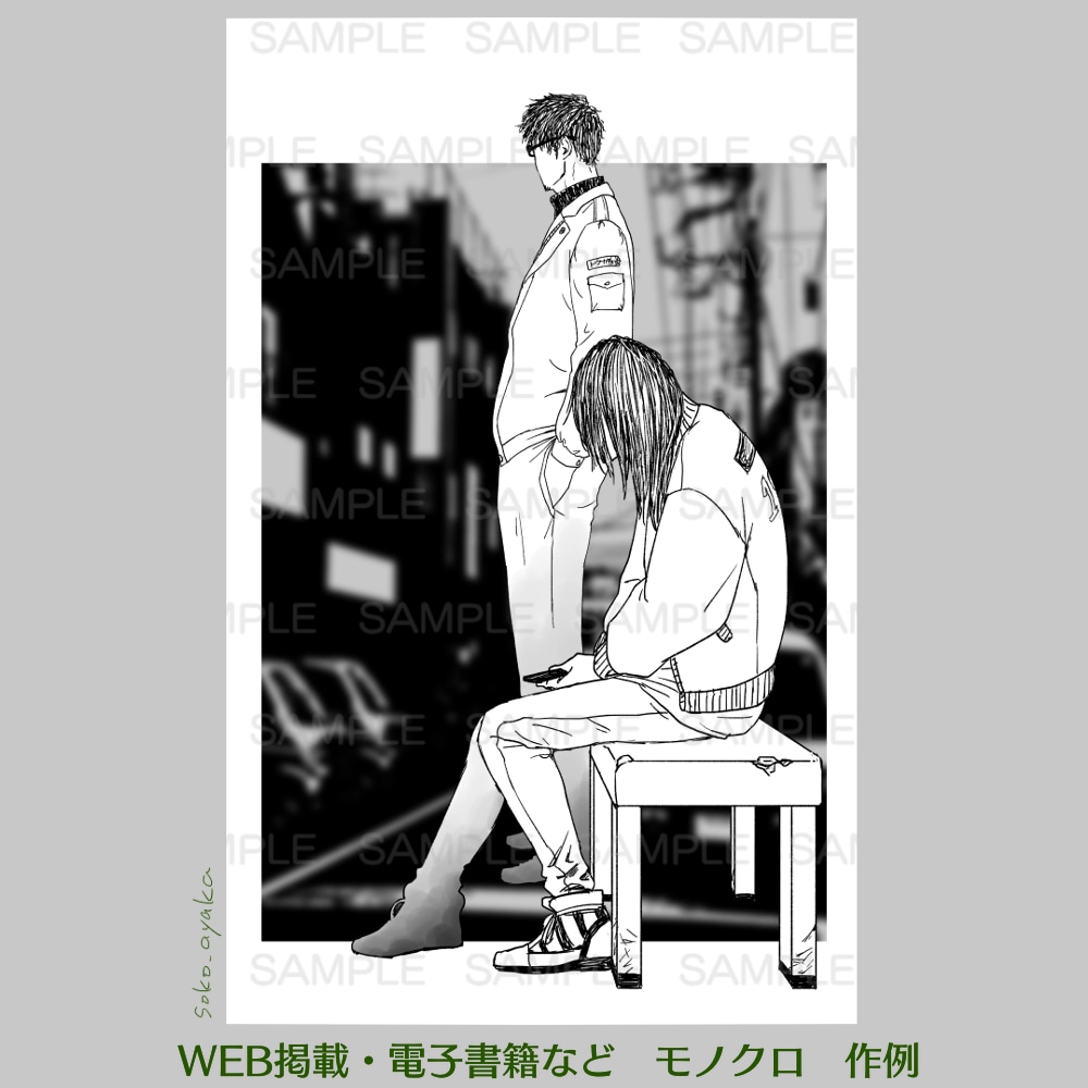 落ち着いた絵柄でご要望に沿ったイラストを制作します 好きなものを『形』にするお手伝いいたします イメージ7