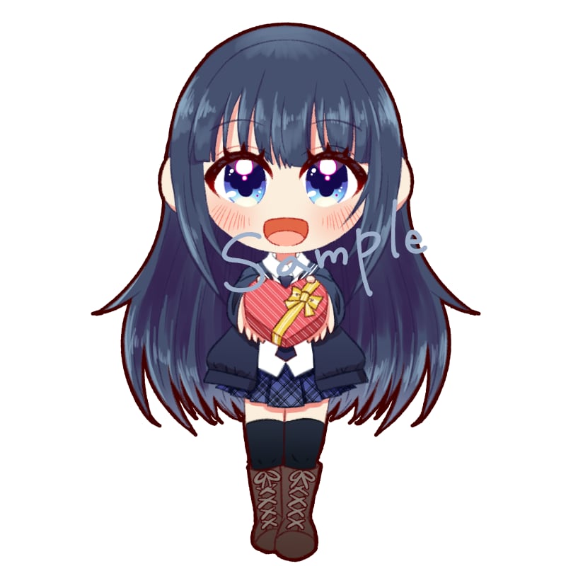 ふんわり可愛いミニキャラお描きします アイコン・グッズ・プレゼントにも！似顔絵も可能！ イメージ2