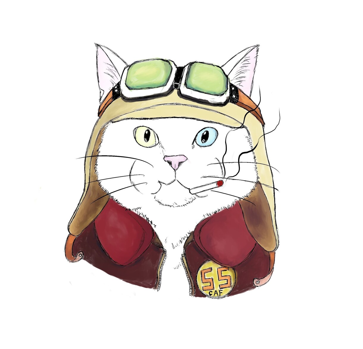 趣味（好きなもの）×動物のイラストを描きます 趣味（好きなもの）と動物を組み合わせたイラストを描きます イメージ1