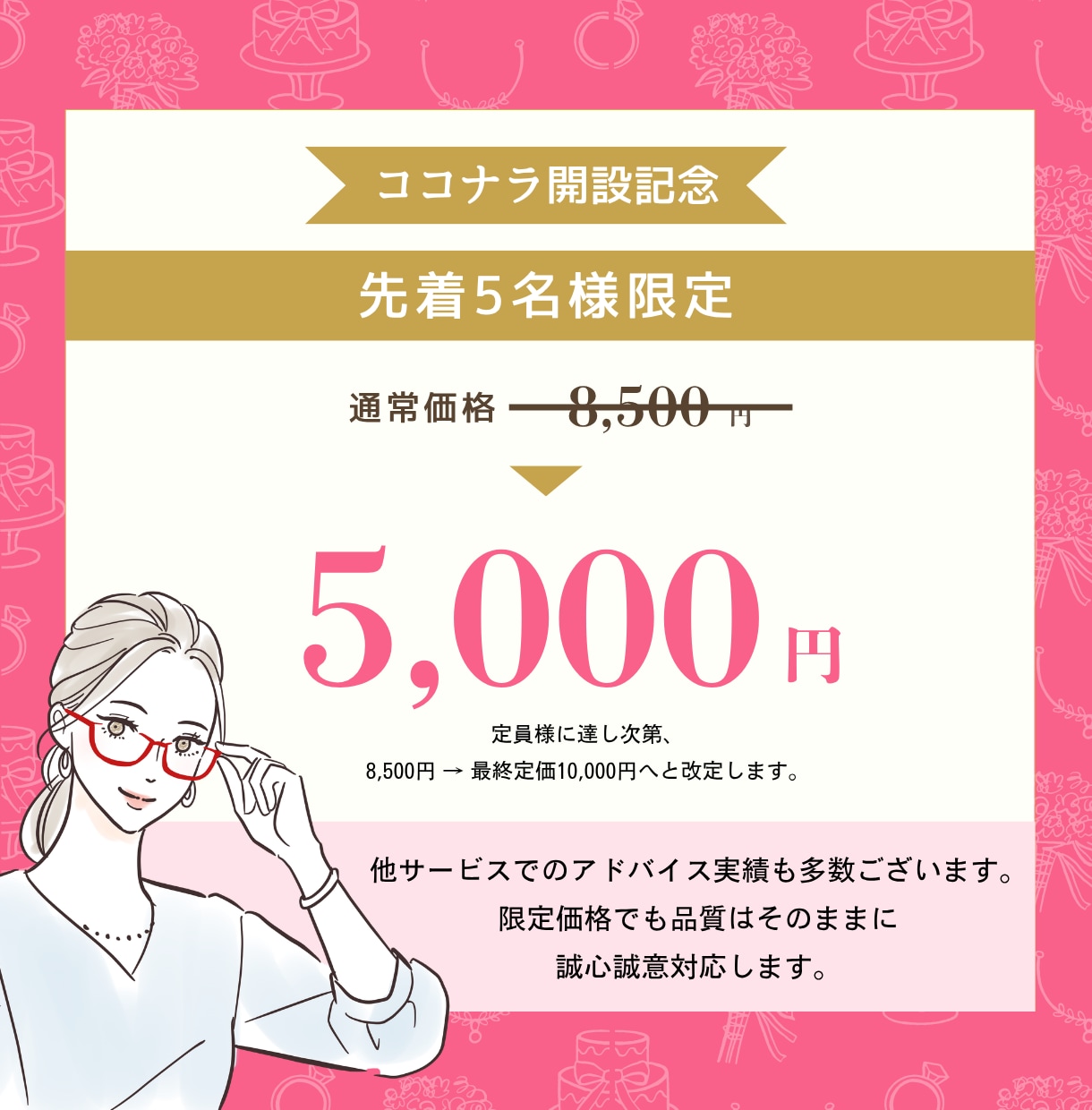 婚活・結婚相談所などのアドバイスをします 「戦略で勝つ」婚活！あなた専用セカンドオピニオンで好転へ イメージ2