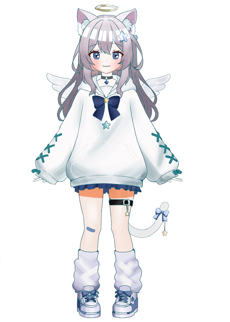 VTuberキャラデザパーツ分けイラスト制作します Live2D対応！VTuberイラスト制作します イメージ2
