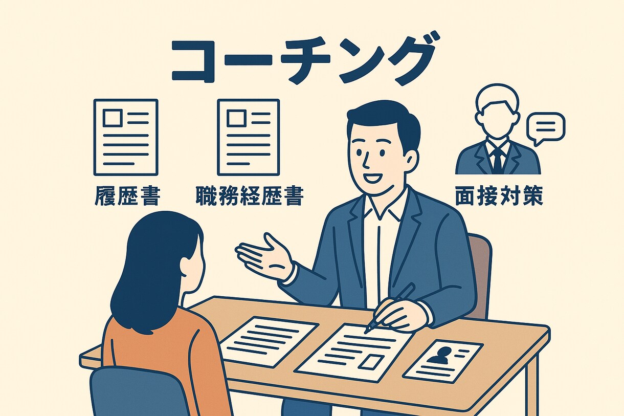 履歴書・職務経歴書・面接練習を徹底して行います 現役外資系営業兼、人事役員がこれまでの経験でサポートします イメージ1
