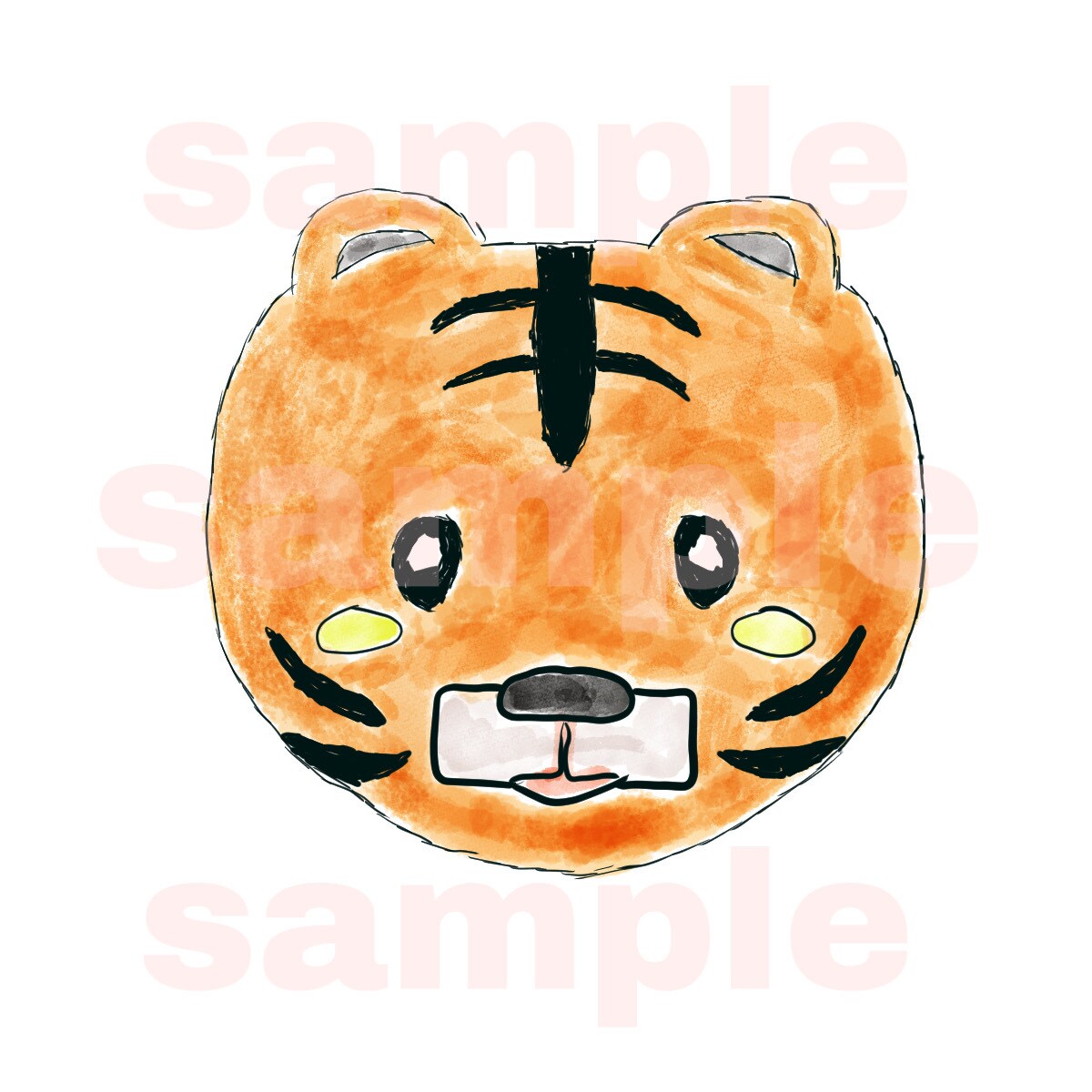 かわいい水彩画のアイコンを描きます 動画のサムネイル、グッズ等に使ってください イメージ7
