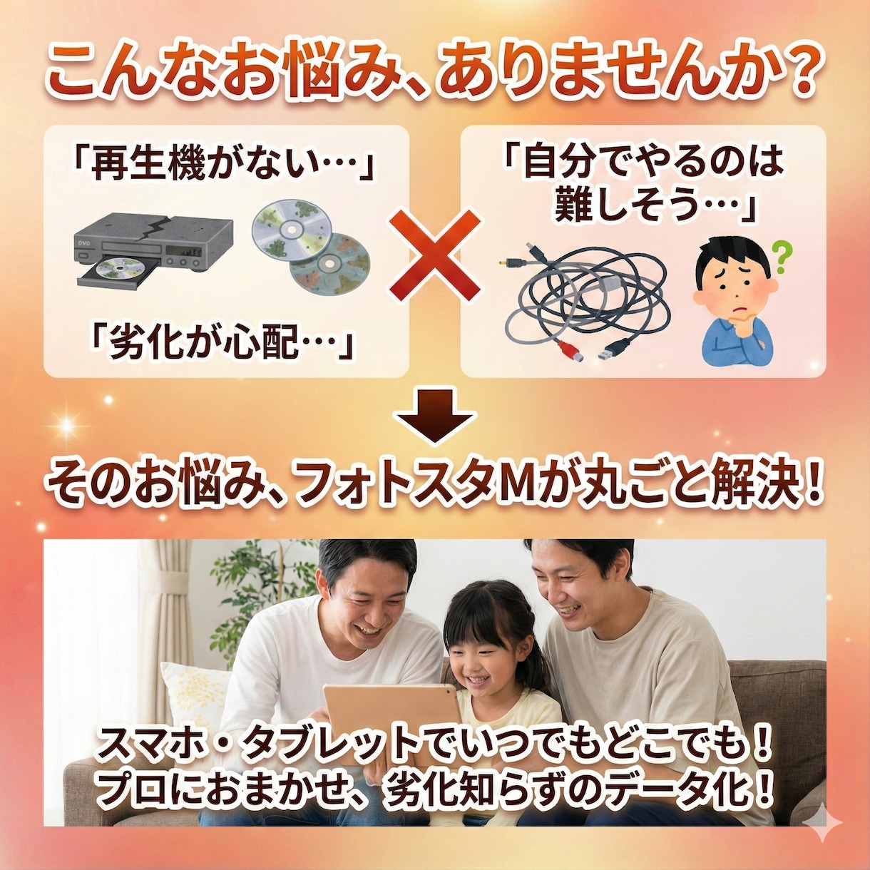 お手持ちのDVD・BDを携帯で見れる様にします お手持ちのDVD・BDを気軽に持ち歩けます イメージ3