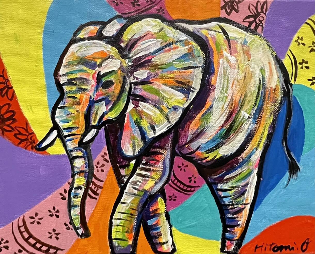 カラフルなペット・好きな動物の絵を描きます キャンバスに動物の絵を描きます イメージ5
