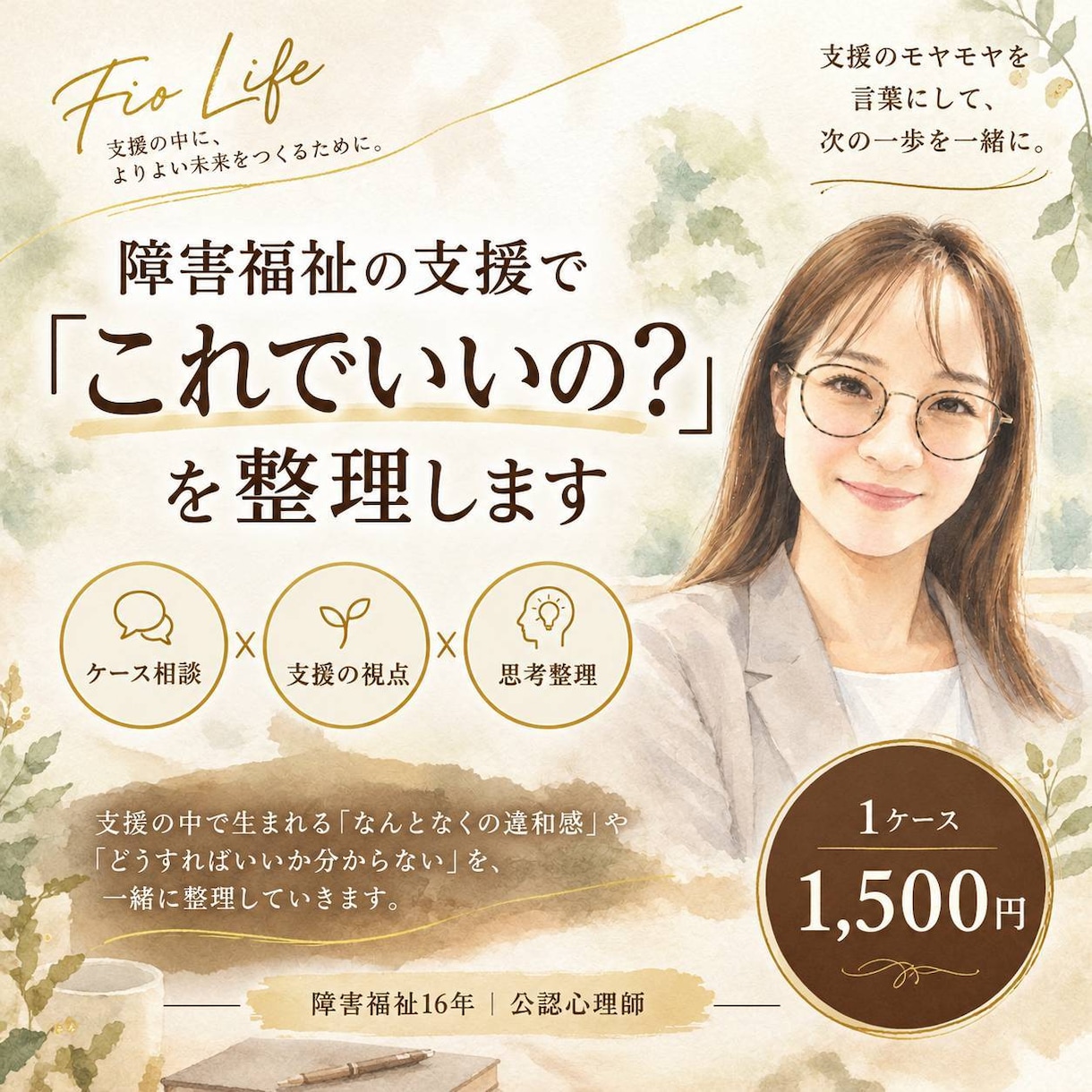 障害福祉の支援でのモヤモヤを整理します 「これでいいの？」を考えるための視点を整理します イメージ1