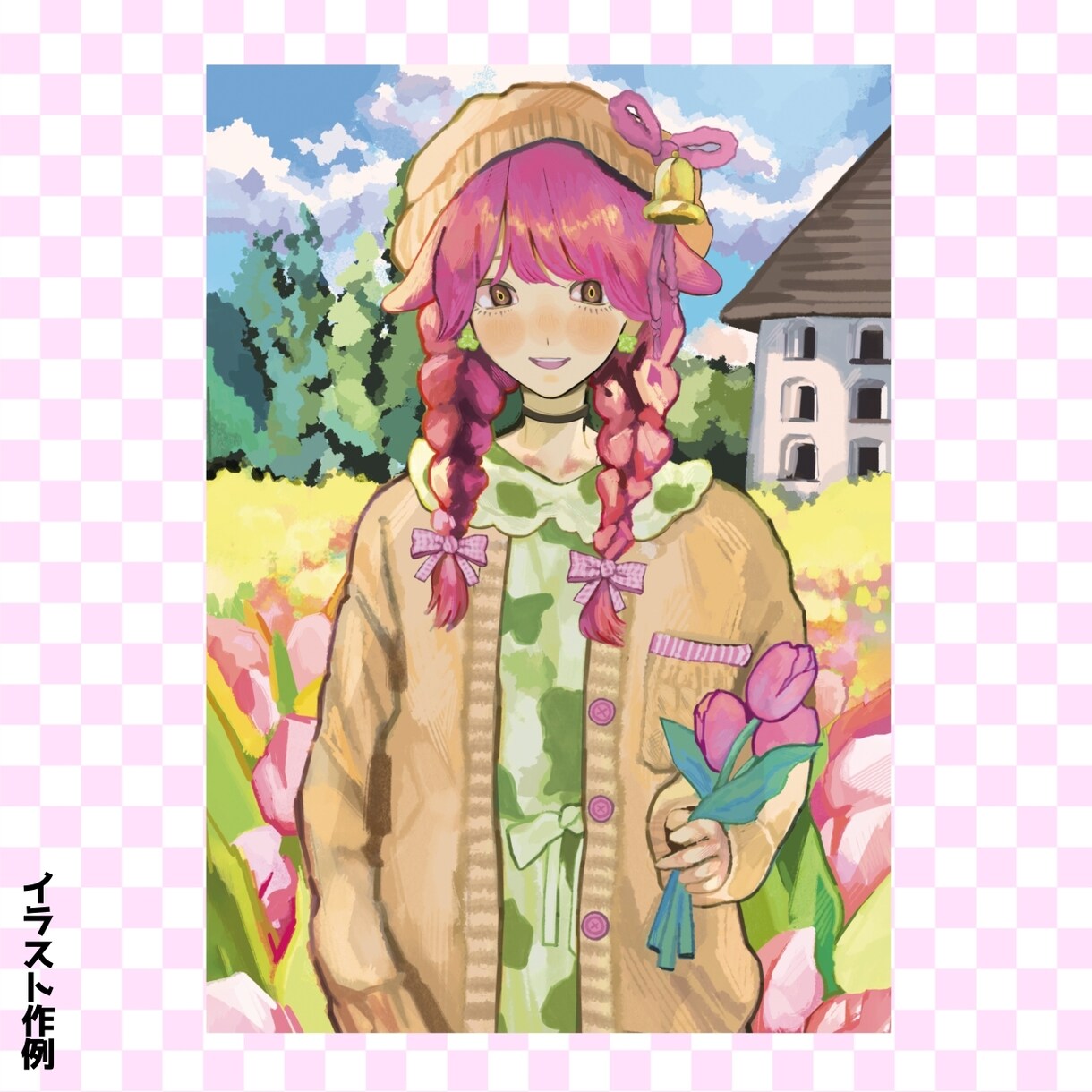 可愛いアイコン.サムネ.立ち絵etc.お描きします 背景込みの1枚絵もキャラクターイラストも作成します！ イメージ3