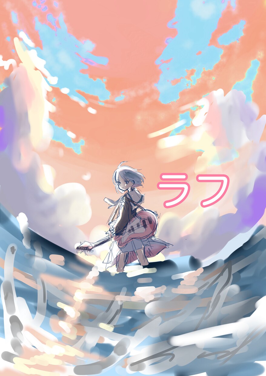 歌ってみた動画のMVイラスト【格安‼️】で描きます ハイクオリティな、可愛いMVイラストを格安で！ イメージ5