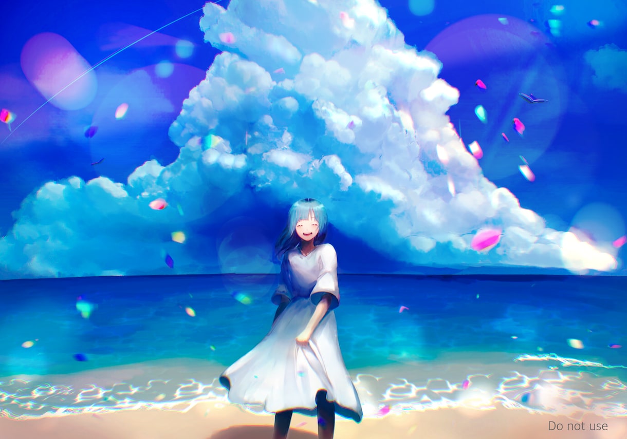 目を引く色彩の綺麗なイラストを描きます アイコンから1枚絵、商用イラストまで自由自在に イメージ1