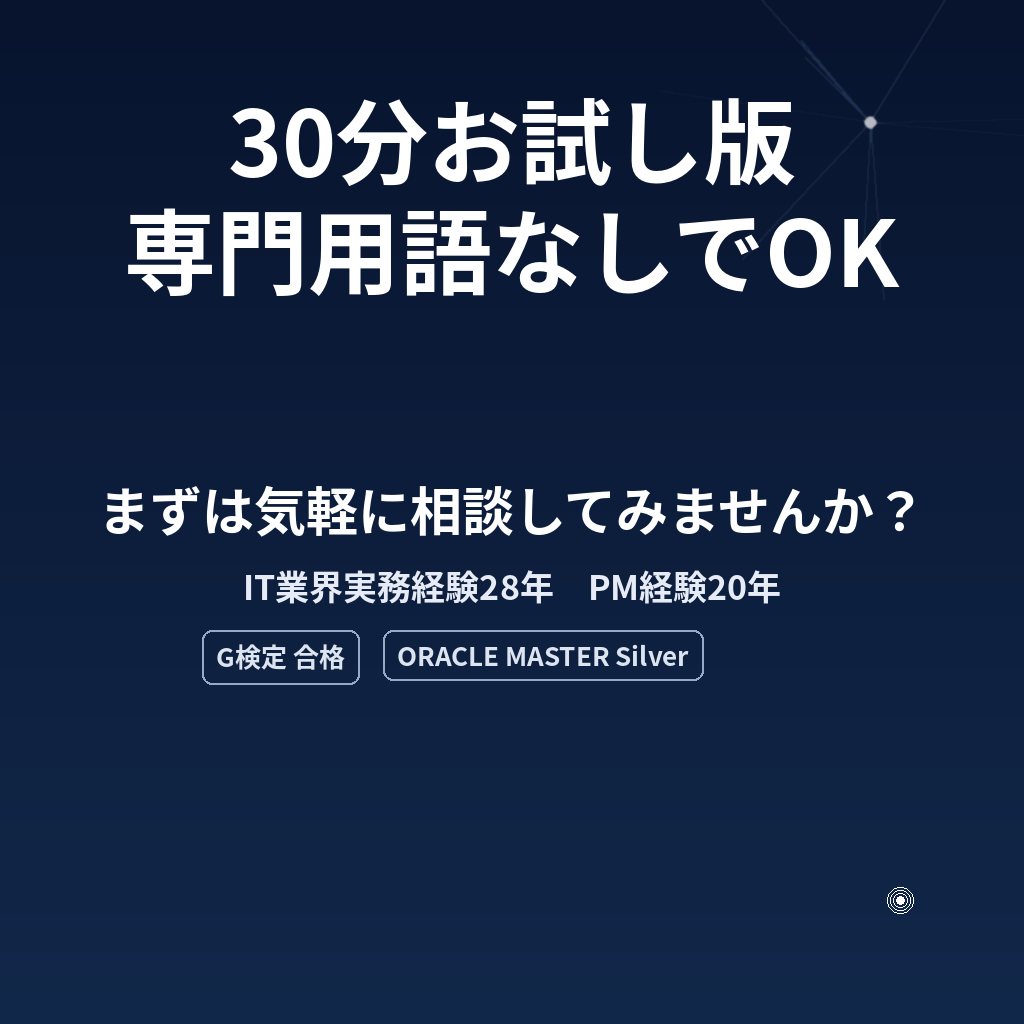 システム外注の要件整理お手伝いします 専門用語なしでOK、外注の不安をまず話してみて イメージ1