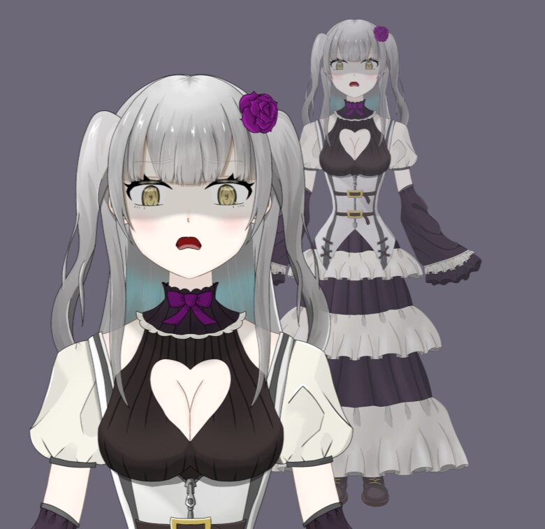 Vtubeb等イラストをモデリング作業を行います 第一歩を踏み出したい新規さん向け！ イメージ3