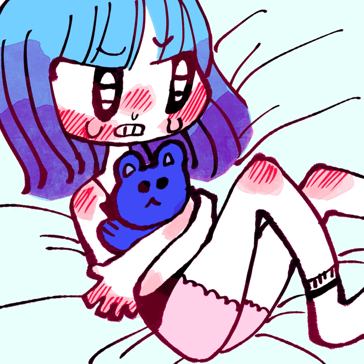 不思議ｶﾜｲｲイラスト・漫画調似顔絵等描きます 模様いっぱい鮮やかなイラスト〜似顔絵まで！ イメージ6