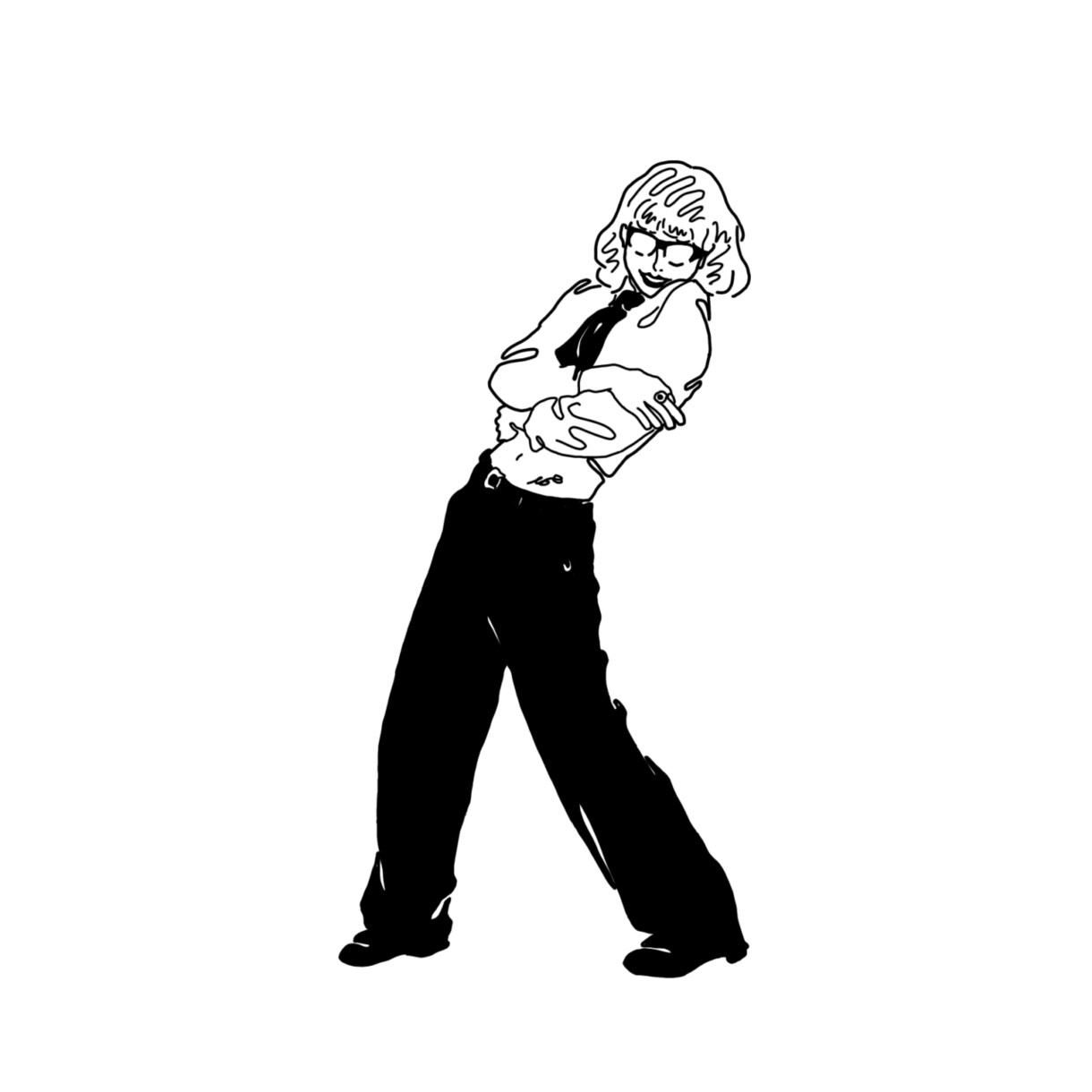 シンプルでお洒落なモノクロ線画イラストお描きします 1枚の写真から、シンプル＆おしゃれな線画イラストを制作します イメージ3