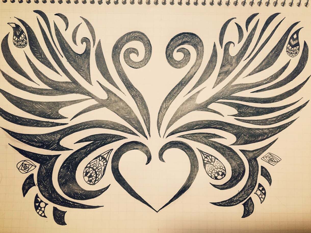 抽象的なペン画描きます 抽象的なペン画となります。アナログで１つずつ手書きです。 イメージ3
