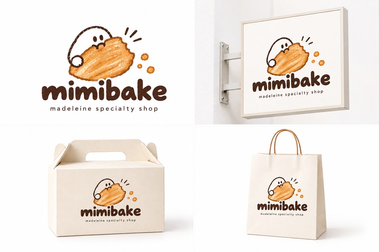 小さなお店のイラストロゴを作ります お店らしさが伝わる手描き風ロゴを制作します イメージ4