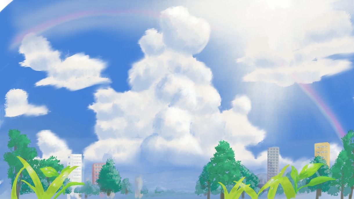 アニメ風の背景・風景画描きます 背景美術を学んだ私がPhotoshopで鮮やかに描きます！ イメージ5