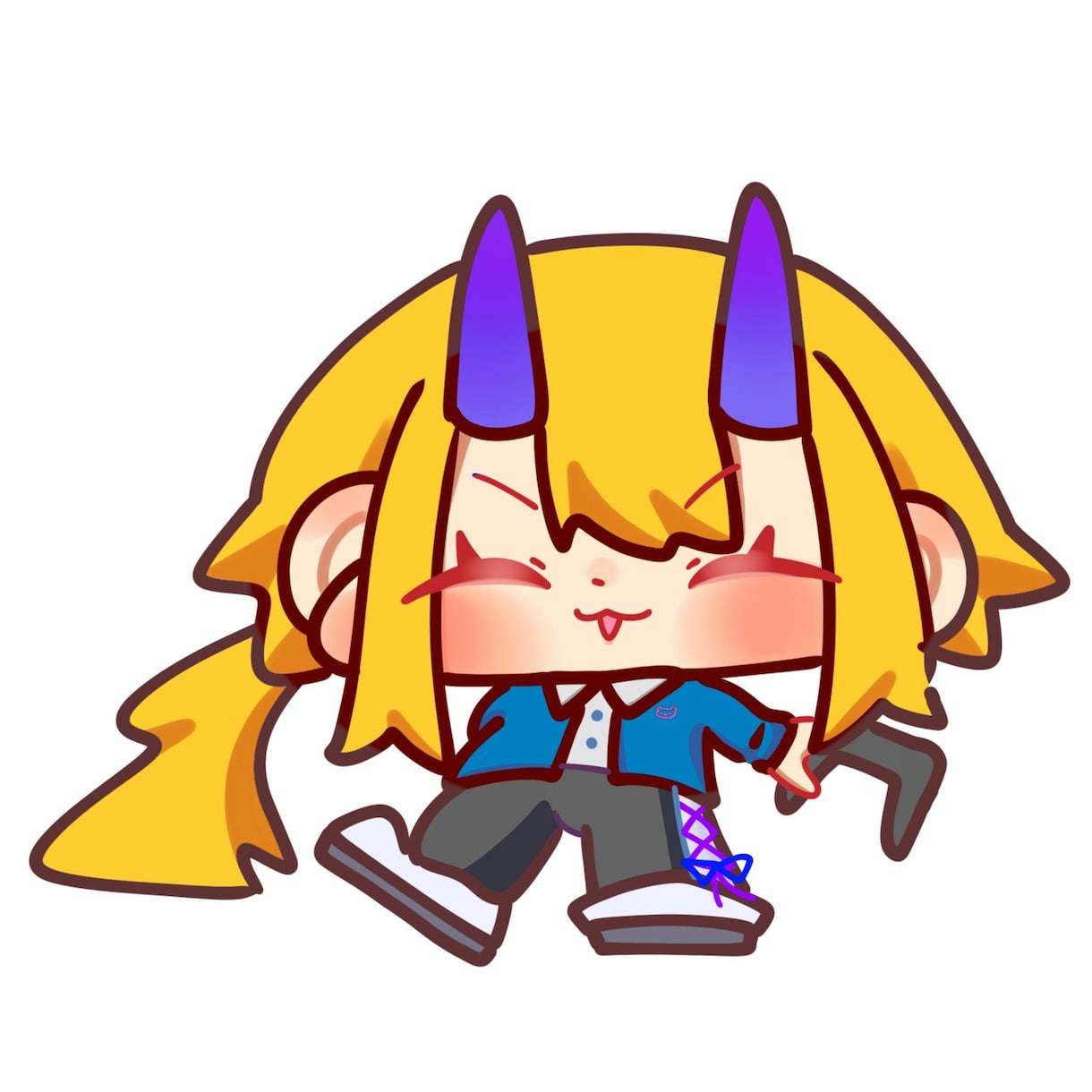 ふんわりかわいい全身ミニキャラ描きます オリキャラ・推しキャラもOK！かわいいデフォルメイラスト イメージ5