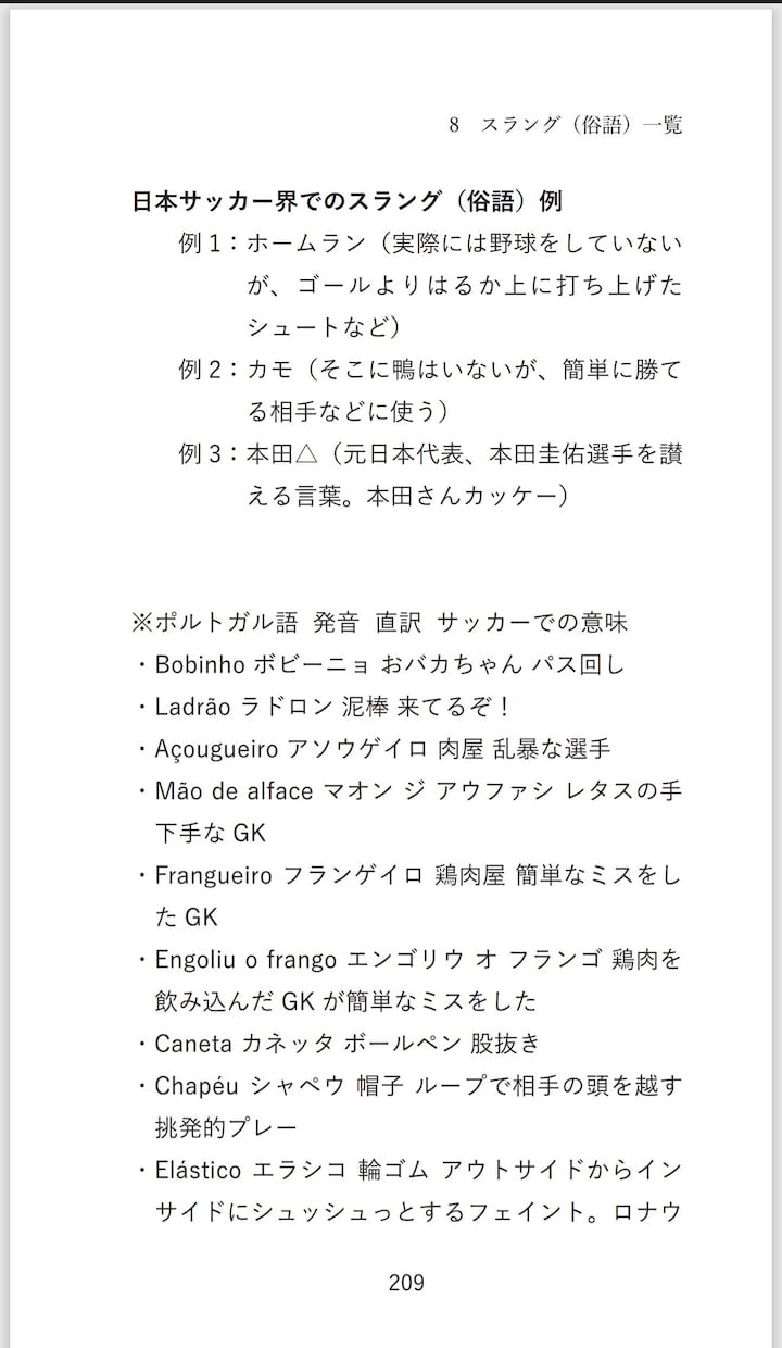 ポルトガル語のサッカー用語データお渡しします 辞書にも載ってない用語含め240ページ! イメージ4