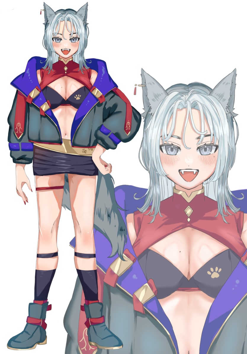 8月中受付★Facerig対応モデル制作いたします モデル、キービジュアル、ロゴを制作します！ イメージ3