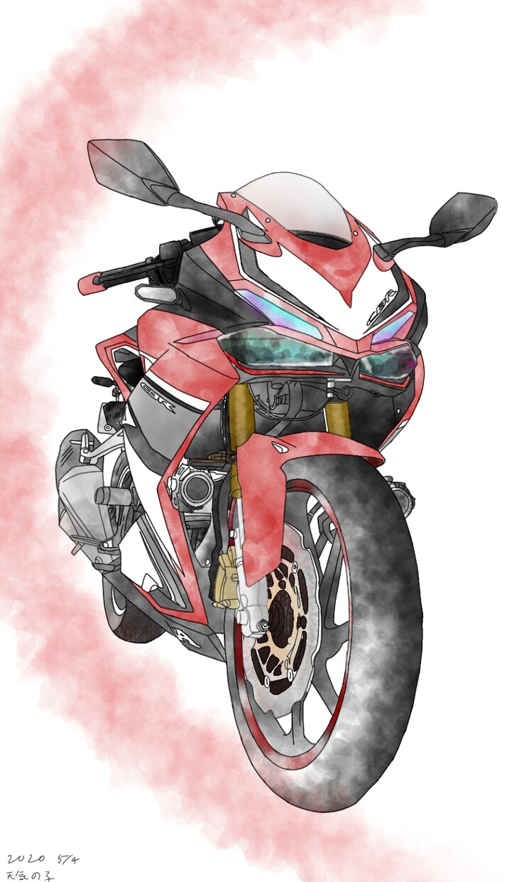 ライダー向けのイラストを出品します バイクorヘルメットなどのイラストを出品します イメージ7