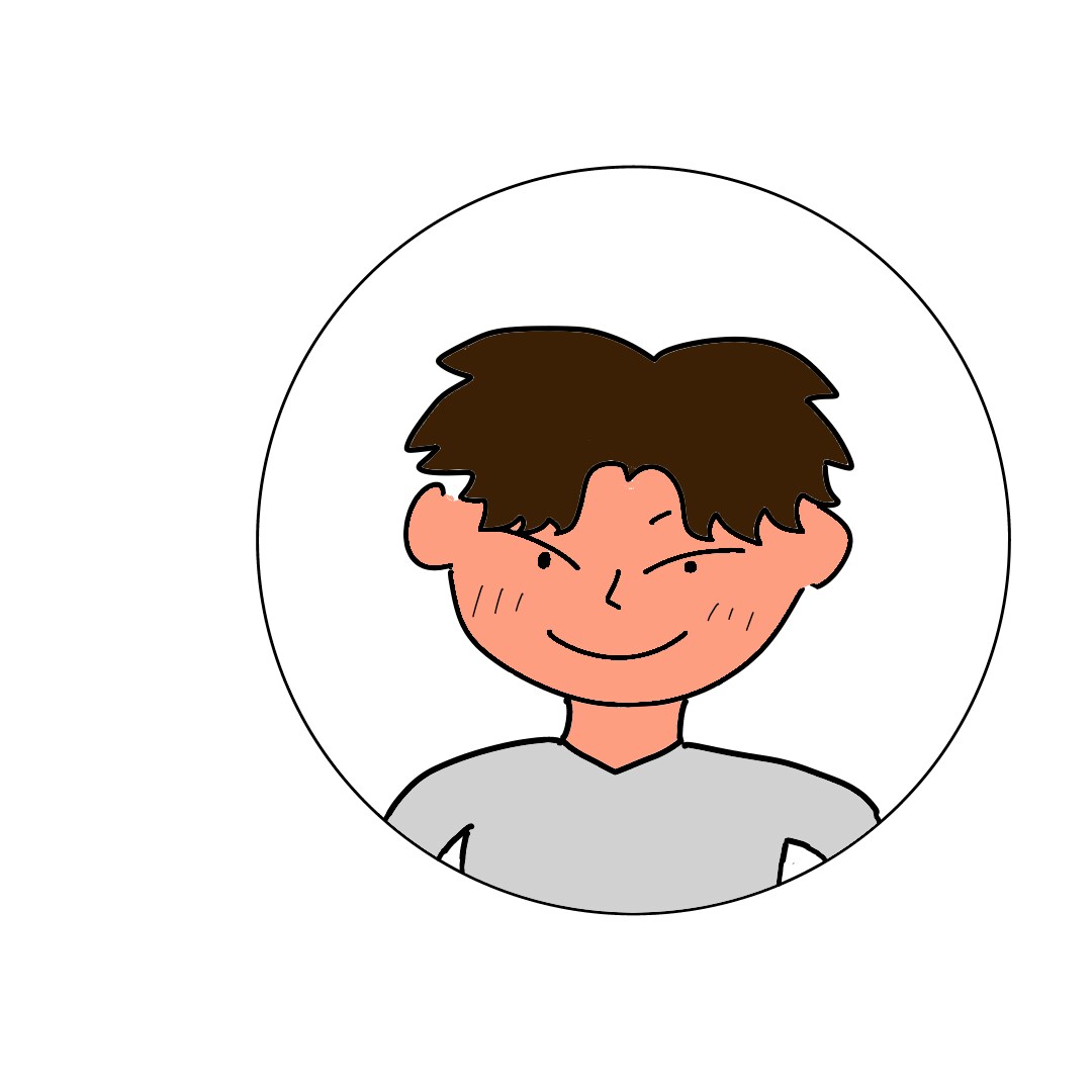 ラフでかわいい、でも確かに似てる似顔絵かきます メールやSNSのアイコン等で使える似顔絵描いちゃいます イメージ4