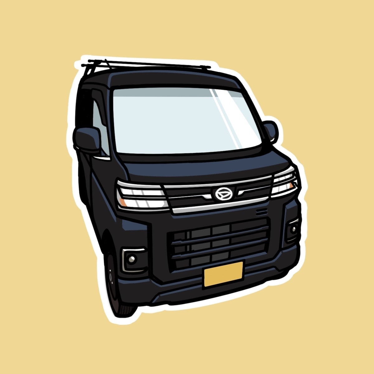 ポップな車のイラスト描きます ステッカーなどのグッズ制作・納車祝いのプレゼントなどに！ イメージ4