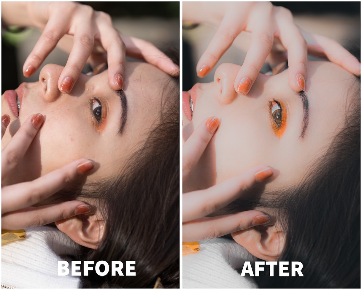 3枚！レタッチPhotoshop写真編集致します インスタ用に少し盛りたい！ポトレ撮れたけどレタッチ分からない イメージ5