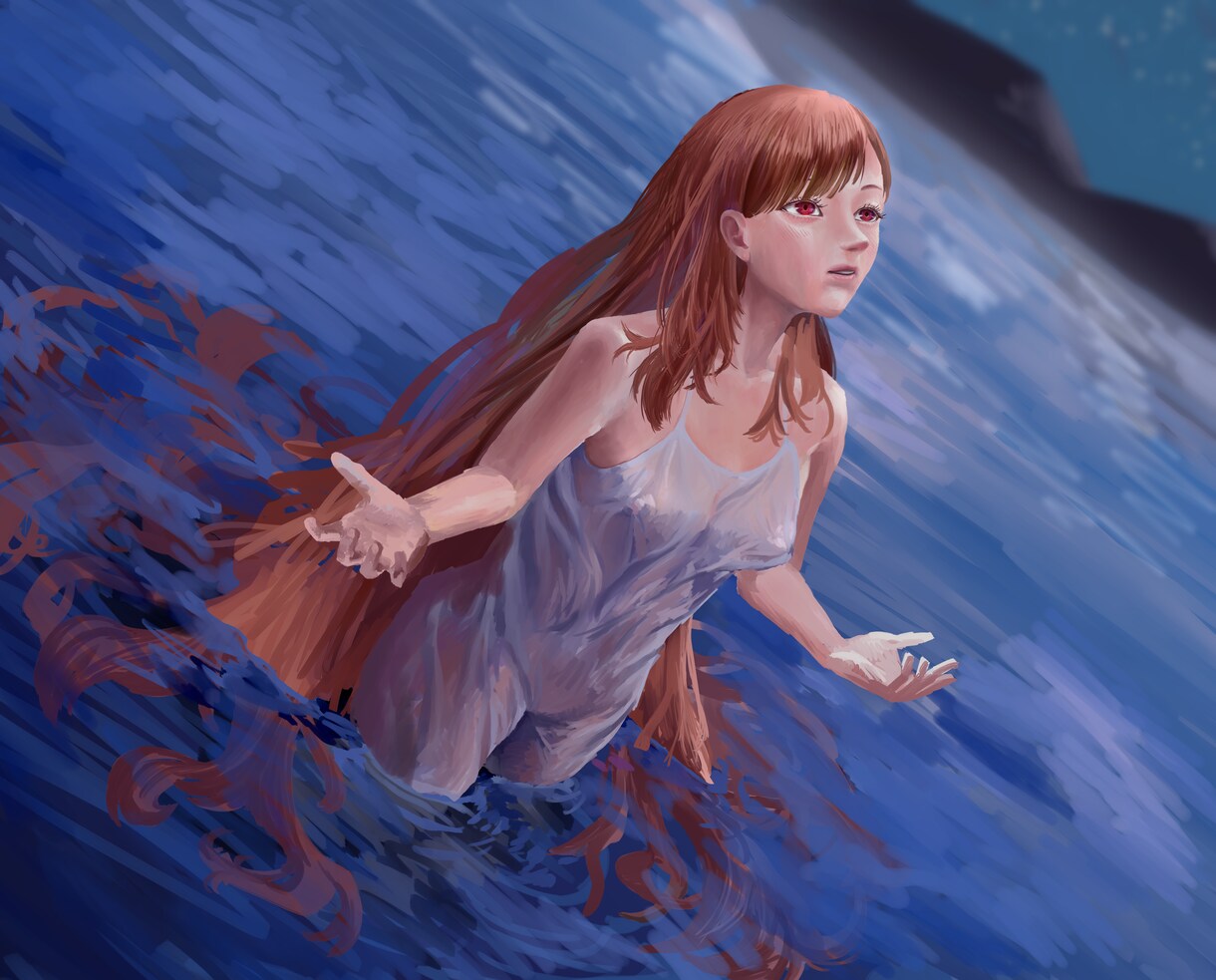 透明感ある透き通ったイラスト描きます アイコン、メディアイラスト、キャラデザなどなんでも承ります イメージ2