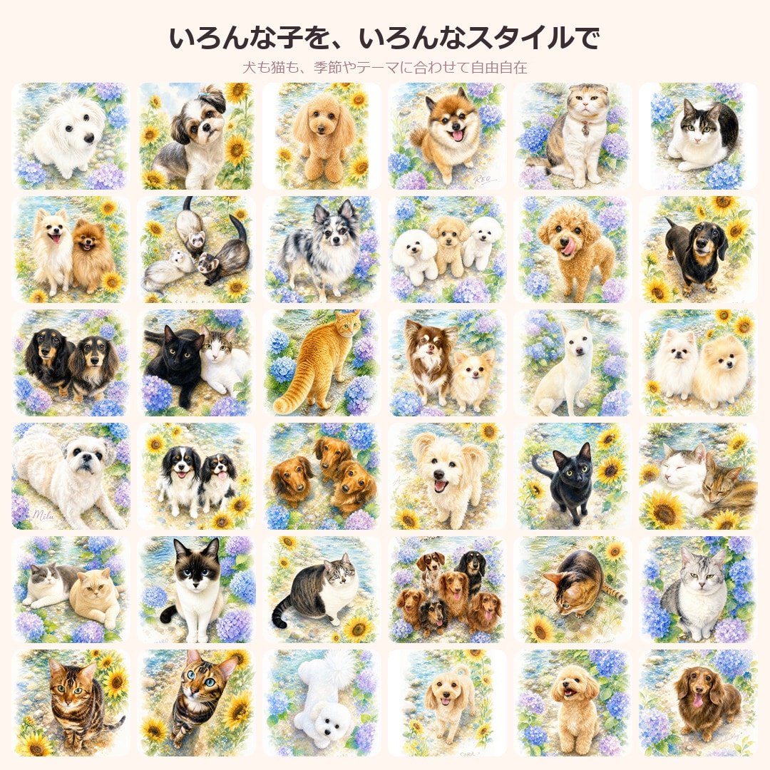 うちの子をAIイラストに！初心者向け作り方教えます うちの子グッズをAIで作ろう！基礎からレッスンします イメージ6
