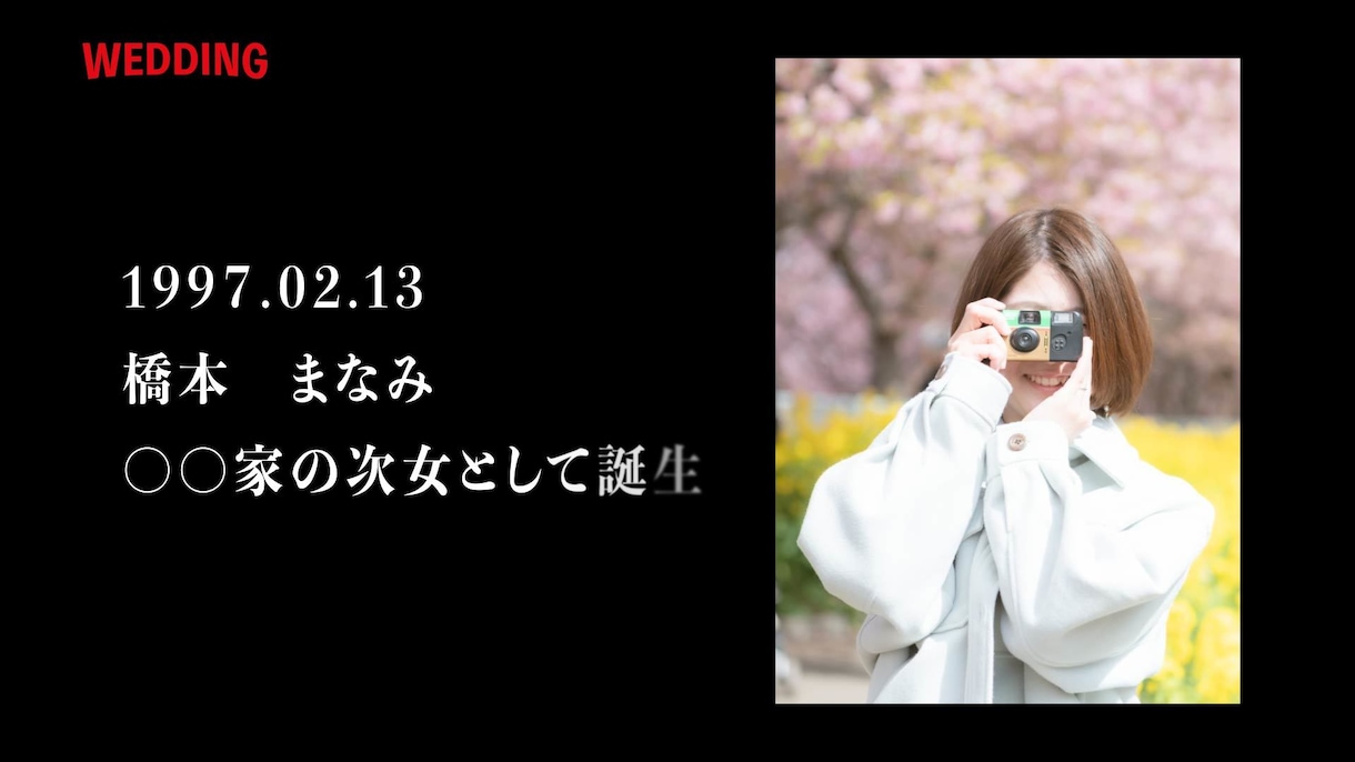 NETFLIX風｜プロフィールムービー制作します 最短14日納品！会場全体が盛り上がること間違いなし！ イメージ5