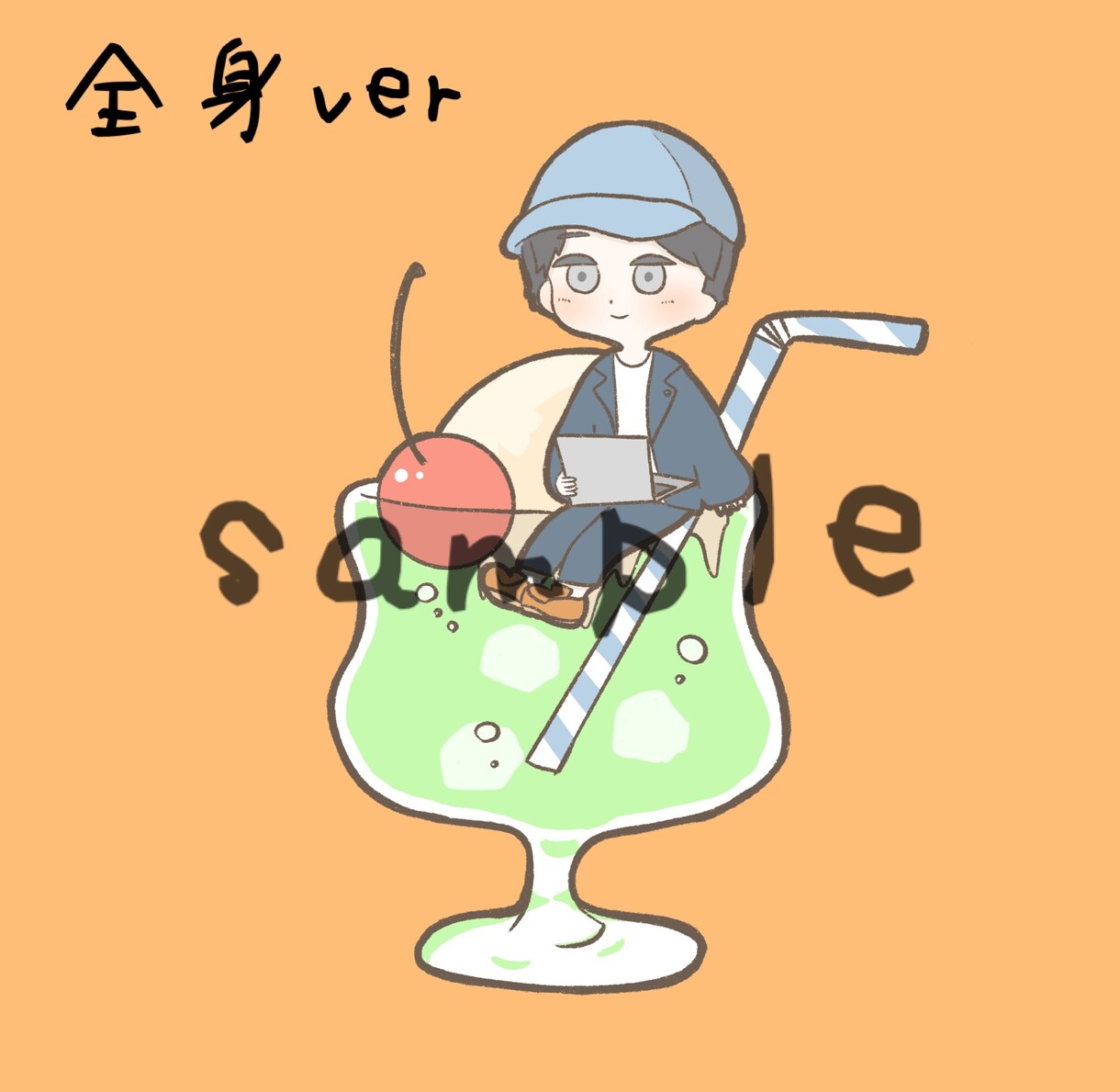 ゆるふわなSNS用アイコン/ゲームアイコン描きます 即購入/即日対応可能です◎気軽にご相談ください！ イメージ4