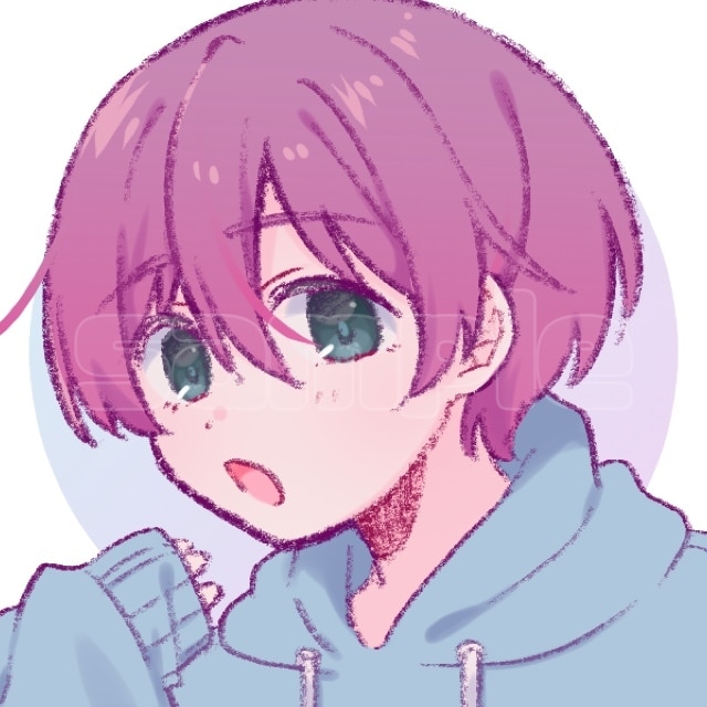 ラフでかわいいイラストかきます クレヨン線画のあたたかみのあるイラスト イメージ1