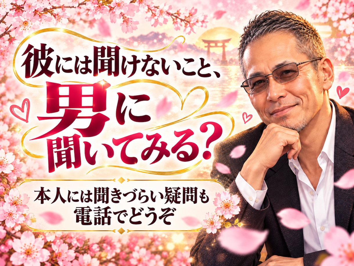 男って！男心って■男の本音伝え！悩み寄添います 【実は！】男の本性とは⁉️知ってますか❓ イメージ3