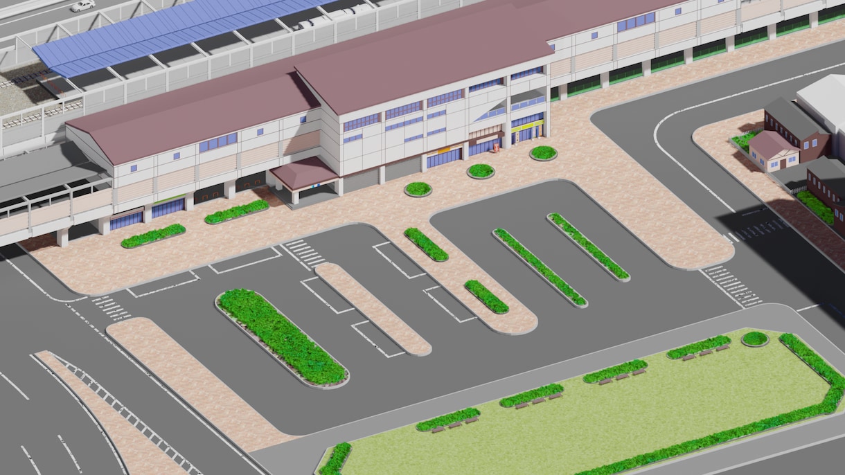 施設全景、観光地図など、鳥観図の制作を承ります 3DCGを使用し、精巧で緻密なイラストをご提供致します。 イメージ4