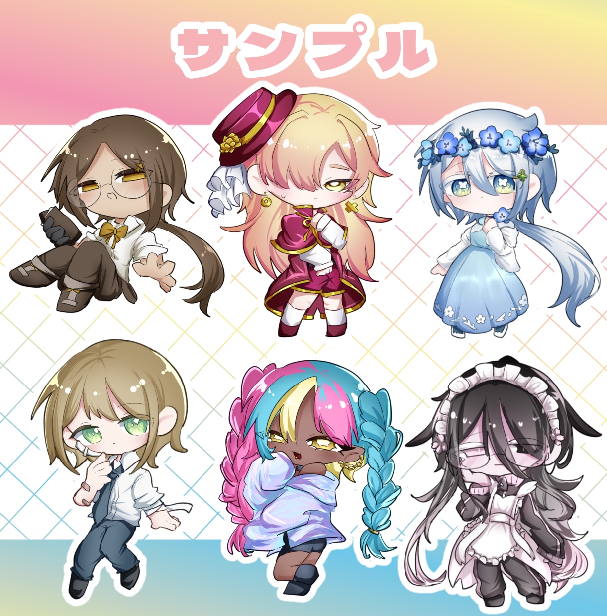 先着3名！可愛いSDイラスト描きます SNSアイコンやグッズ、動画等に イメージ5