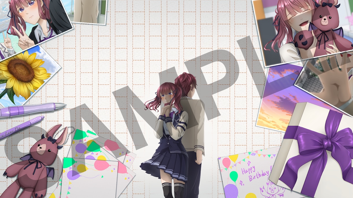 歌ってみた・オリジナル曲MVのイラスト描きます 歌動画とキャラクターのイメージ引き立たせます イメージ3