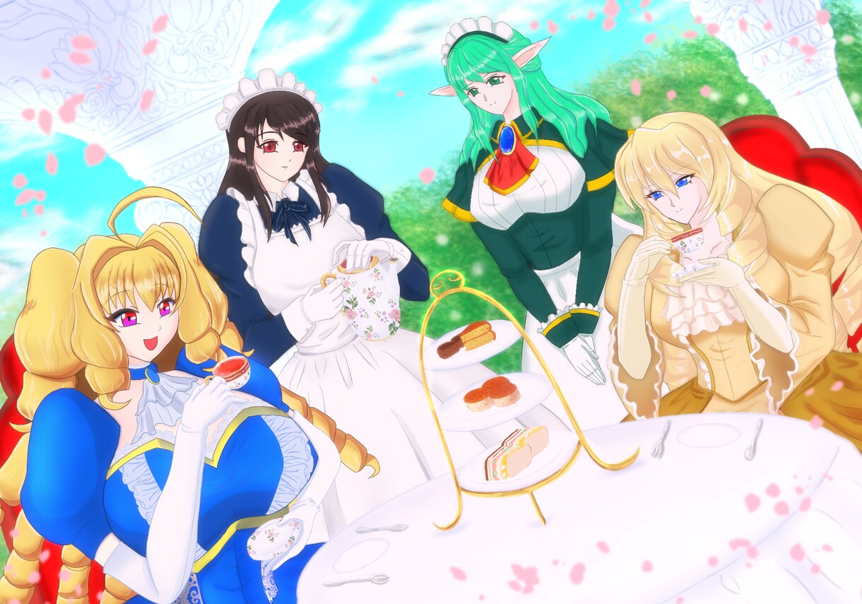 あなたのオリジナルキャラをイラストにします あなたのオリジナルキャラ世界を形にします。 イメージ1