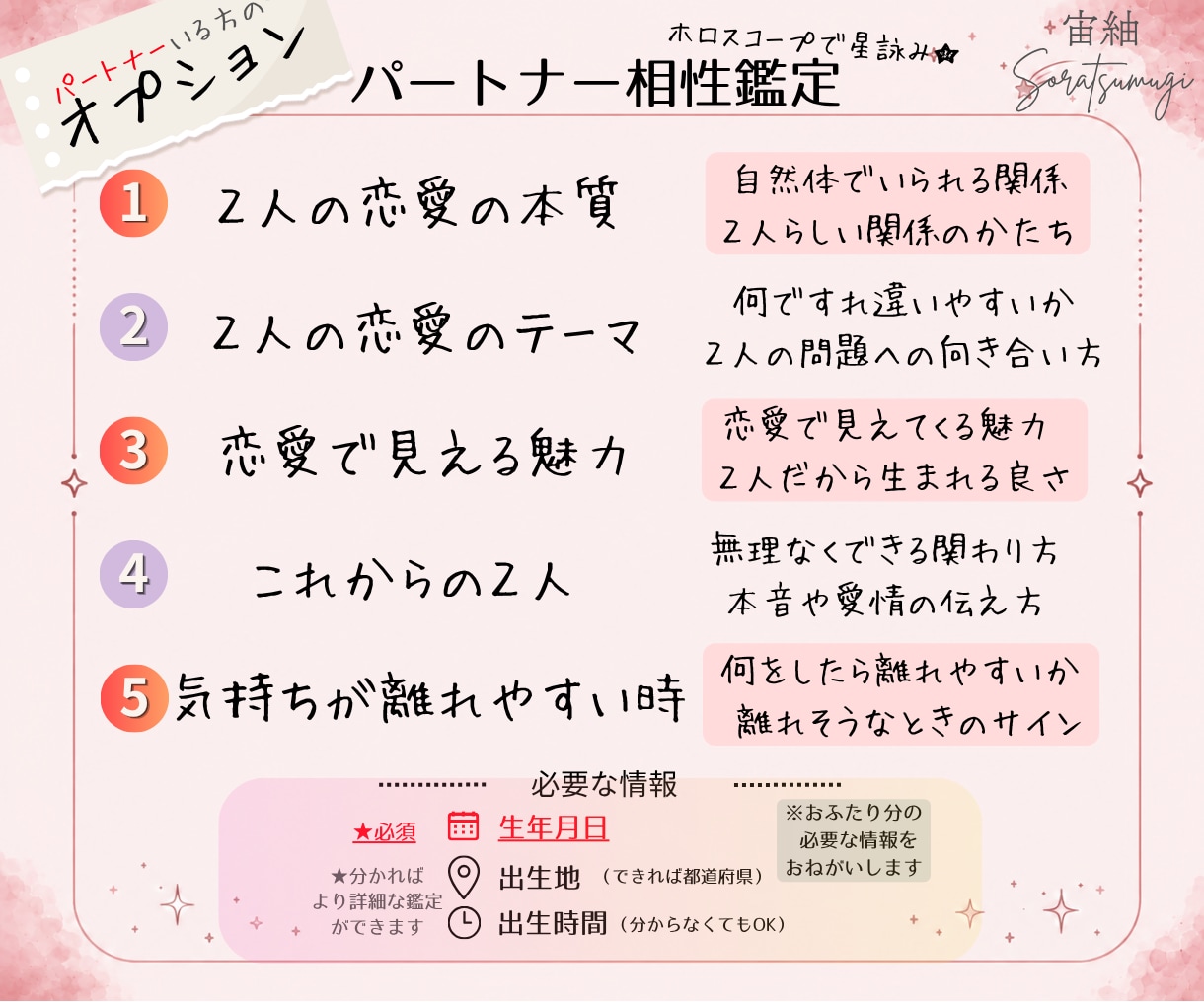 あなたらしい働き方をホロスコープで読み解きます 仕事での強み★働き方★適職★キャリアの方向性迷いありますか？ イメージ7