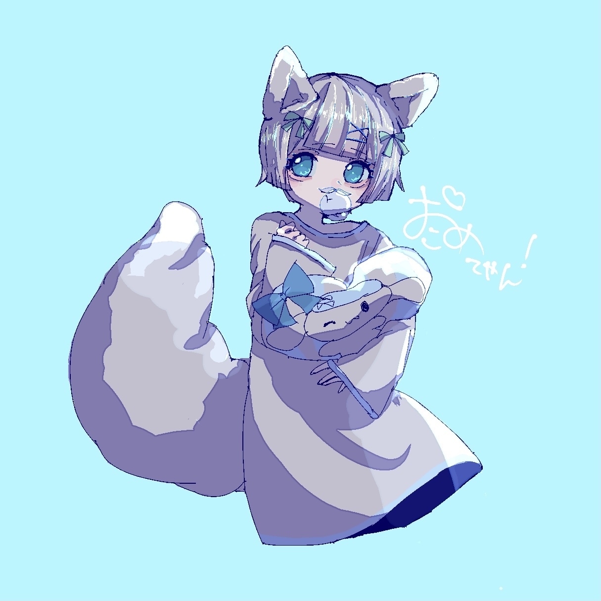 ワンカラーイラスト制作します ワンカラー+影付け程度のイラストを制作します イメージ1