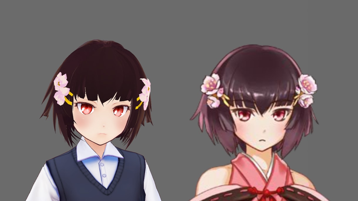 Vroidであなたのキャラクターを再現します 出来る限り近づけれるよう頑張ります！ イメージ2