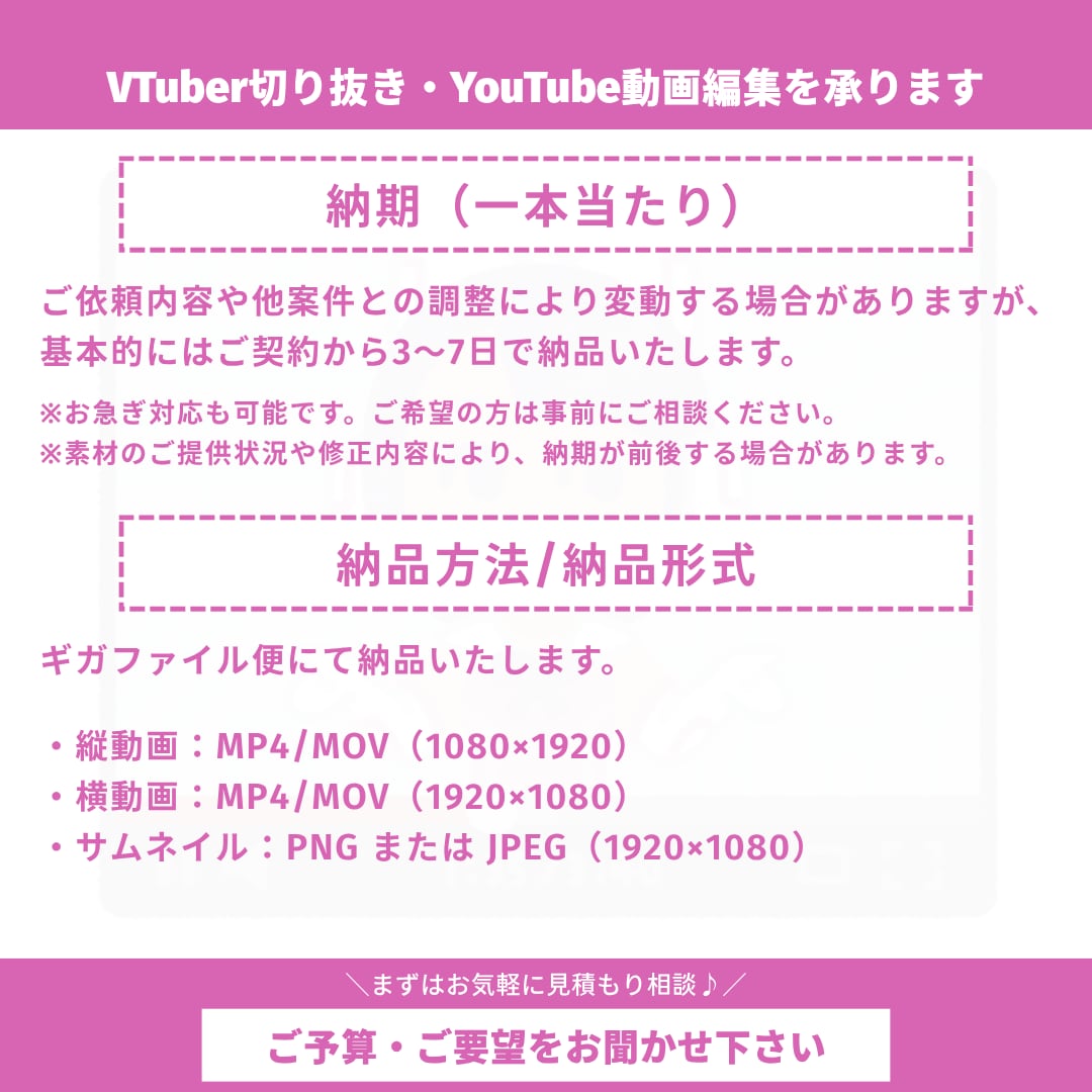 VTuber切り抜き・YouTube動画編集します ゲーム実況などジャンル問わず｜Shorts動画・サムネイルも イメージ6