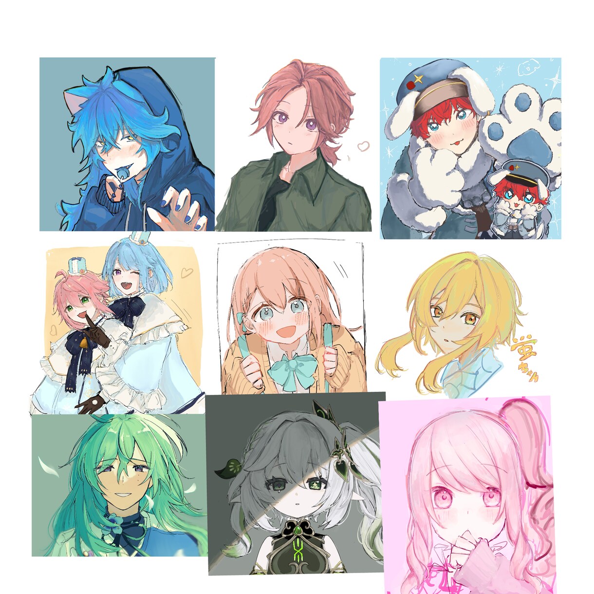 厚塗りのアイコンイラストを制作します 厚塗りでかわいいイラストを制作します！ イメージ2