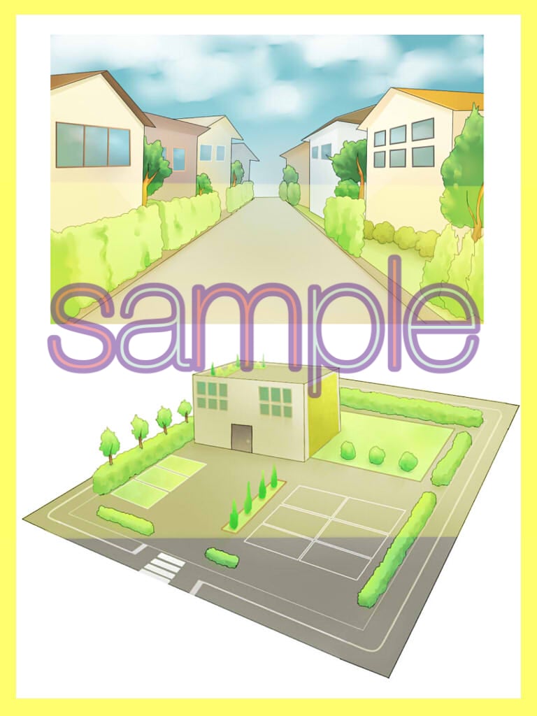 風景、町並みなど描きます 風景や、町並みなどのイラスト作成します。 イメージ3