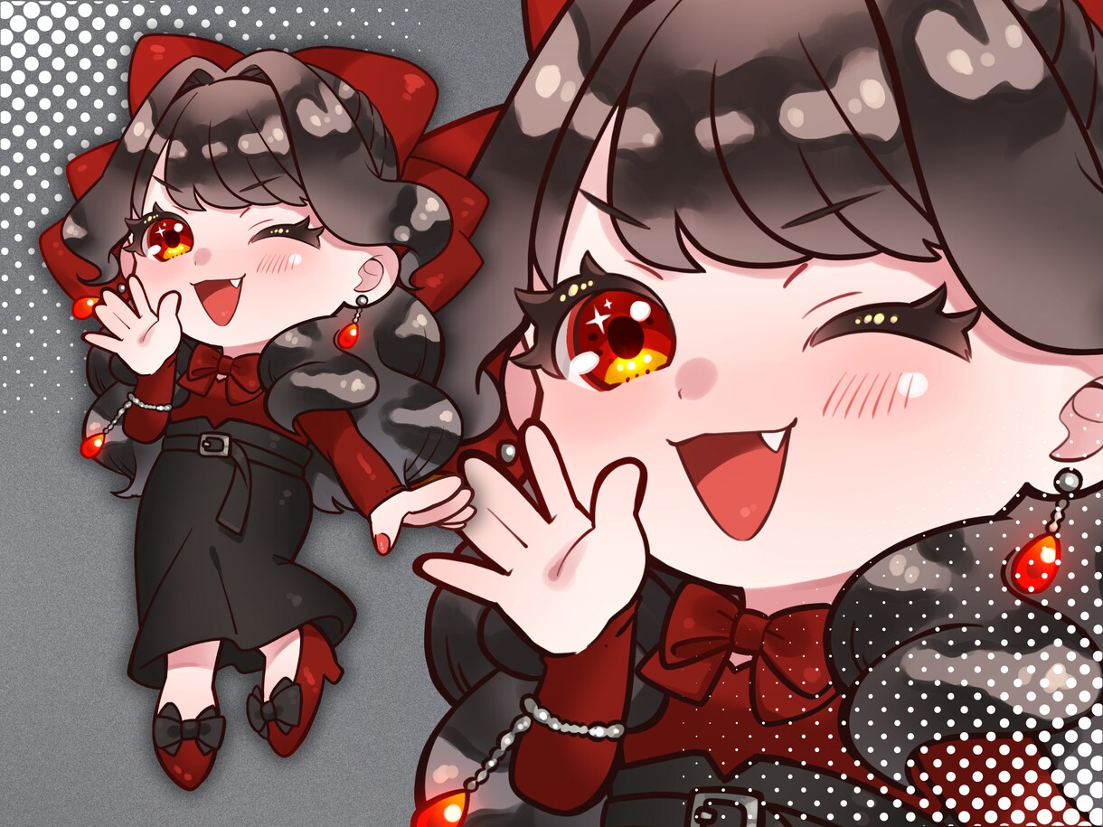 アイコンにも！グッズにも！ミニキャラお描きします 用途は様々！使いやすいデフォルメキャラ！ イメージ1