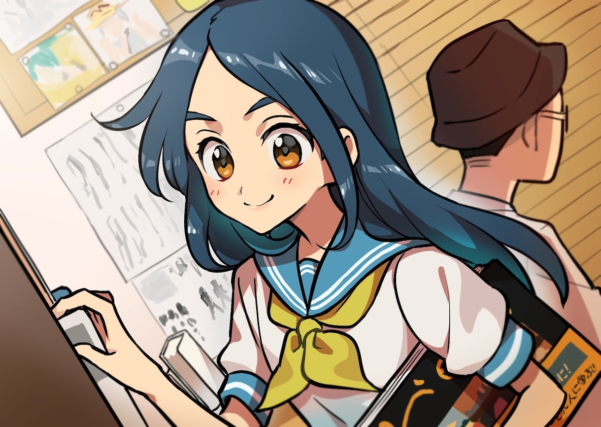 お望みのアニメ系イラスト描きます 動画・ゲームの一枚絵や個人用になどどうぞ！ イメージ2